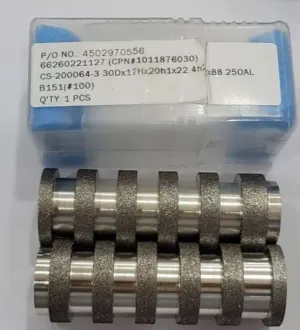 182728, 184953 Bộ đá mài dao máy cắt vải tự động Gerber Atria 